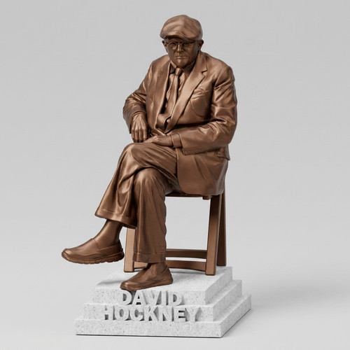 David hockney statue - david,