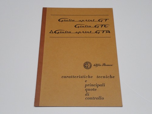 Alfa romeo giulia sprint - sprint, gtc