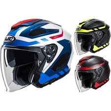 HJC i30 Aton Casco Jet Con Visiera Scooter Casco Moto Con Capote Parasole