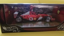 M Schumacher FERRARI F2002, 5th World Champion, Hot Wheels Mattel 1/18 come nuovo