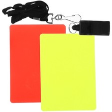  Kit Arbitro Cartellino Calcio Attrezzatura Per L'allenamento Del