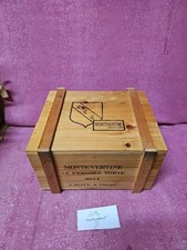 Pergole Torte 2011 Montevertine cassa di legno vuota  da 6 bottiglie 