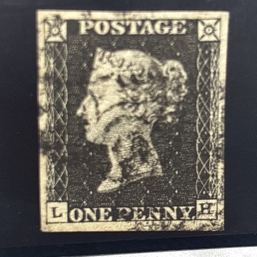 1840 penny black plate 4 - 1840,