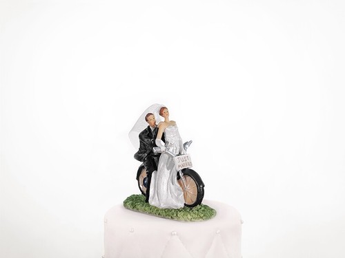 Topper sposi moto epoca - topper,
