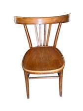 Sedia vintage in legno curvato anni ’50 – Design italiano elegante e solido