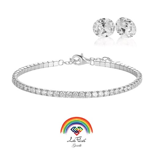 Bracciale tennis crystal - tennis, in