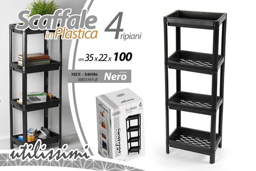Scaffale mobile portaoggetti - scaffale, 4