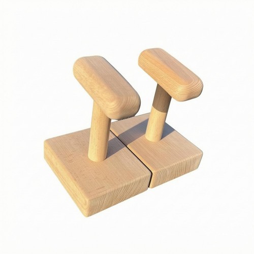 Parallettes legno finitura - legno,
