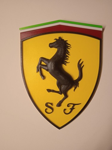 Ferrari stemma - ferrari, 3d