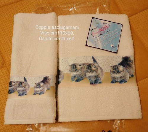 Set completo asciugamani bagno