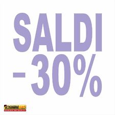 Adesivo SALDI vetrina negozio
