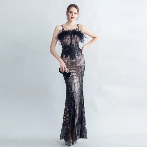 Vestito abito elegante lungo - vestito,