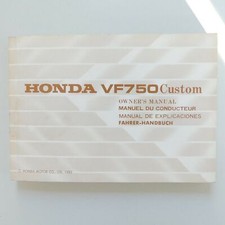 Honda VF 750 Custom Manuale