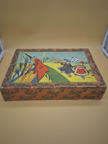 Puzzle cubo blocco - legno, fiabe