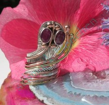 Ω Anello Serpente Cobra Occhi