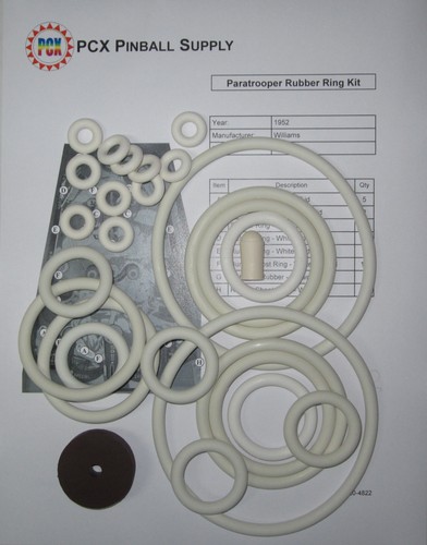 Kit anelli gomma flipper - gomma,