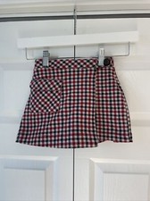 ZARA Girls Sz 6 Plaid Skort