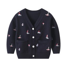Cardigan Lavorato a Maglia per