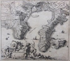 1702 Villa Franca mappa Thomas