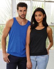 BELLA + CANVAS Canotta UNISEX Jersey Tank canottiera 14 COLORI uomo DONNA