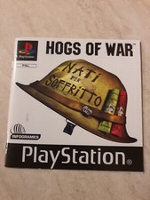 MANUALE HOGS OF WAR PS1 ITA ⚠️ ATTENZIONE ⚠️ REPRO ALTA QUALITÀ