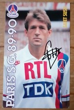 CARTE JOUEUR PSG SAFET SUSIC SAISON 1989/90