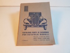 Manuale officina catalogo ricambi Fiat Balilla 4 Marce Coloniale 508 M originale