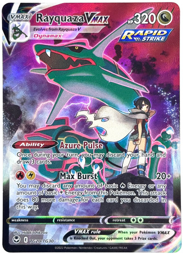 Pokemon rayquaza vmax silver - rayquaza,