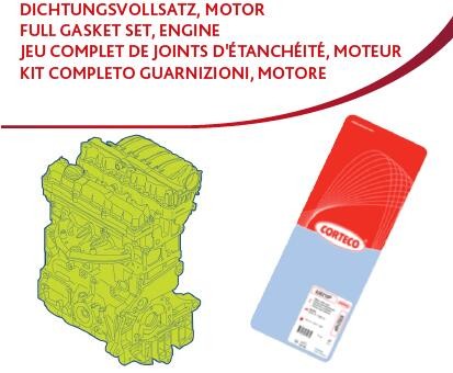 Corteco 497391p kit completo - corteco,
