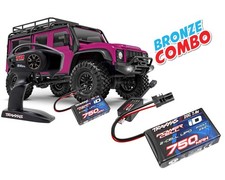 Traxxas TRX-4M Land Rover Defender 1/18 rosa bronzo combinato TRX97054-1-ROSA-BRO...