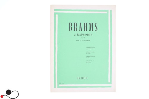 Spartito ricordi brahms - spartito,