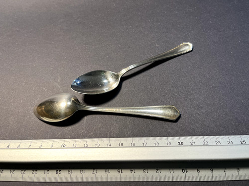 Cucchiaini vintage placcati - 2,