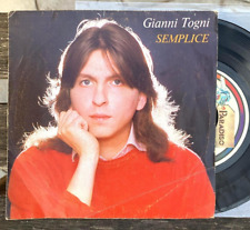 Gianni Togni - SEMPLICE - 45Giri ITA 1981 VINLE VG+