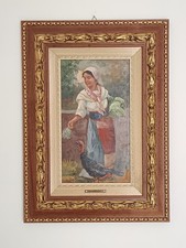 Dipinto attribuibile ad Antonio Martucci (1934) olio su legno.