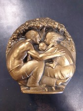 Scultura  Angelo Grilli 1998 100° Anni alleanza Assicurazioni cm. 8,5 x 9