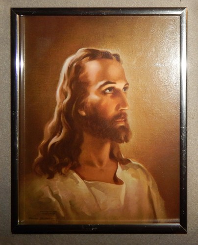 Quadro vintage sallman gesù - sallman,