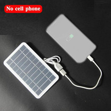 Pannello Solare Portatile 5V 2W con USB per Ricarica Telefono e Power Bank