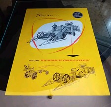 CLAAS SPC MAHDRESCHER MIETITREBBIA SEMOVENTE brochure Ufficiale Epoca INGLESE 