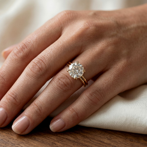 Anello con diamanti - , di