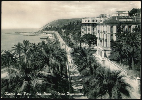 Cartolina sanremo italia - cartolina, sanremo,