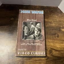 JOHN WAYNE '' Blue Steel '' Original Classic Uncut version VHS