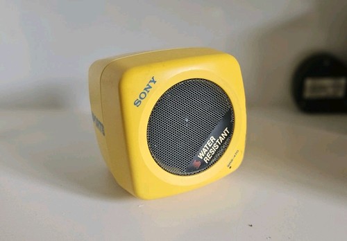 Vintage sony yellow water - vintage,
