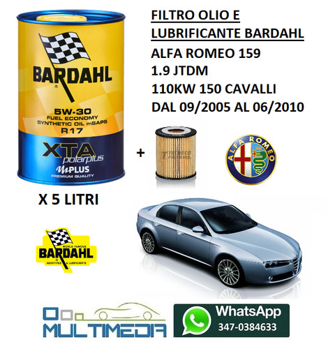 Filtro olio bardahl - e,