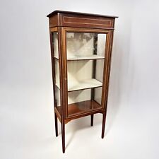 Antica Vetrina piccola cristalliera vetrinetta libreria in legno d' epoca 900