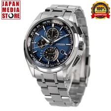 Orologio Citizen Attesa AT8040-57L Quadrante Blu Eco-Drive Radio Atomic Uomo GIAPPONE NUOVO