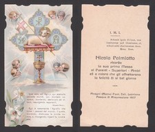 Agnus Dei e Calice – Ed. Santa Lega Eucaristica n.192 – Santino Antico – I005