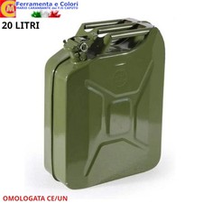 TANICA METALLO Benzina Acciaio