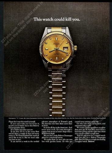1969 bulova oceanographer - oceanographer, o