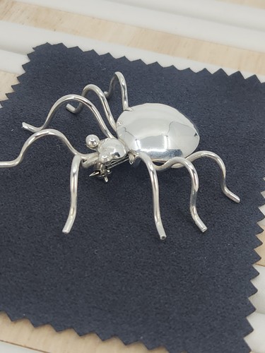 Vintage sterling silver spider - vintage,