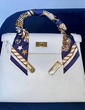 Hermes Vintage White Kelly 28